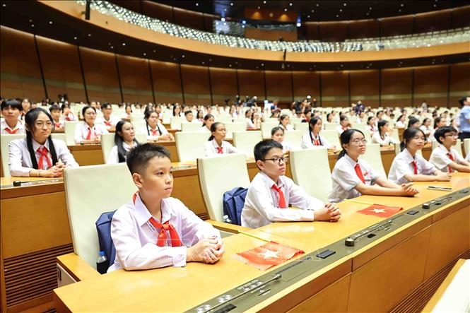 Children’s National Assembly mock session opens in Hanoi